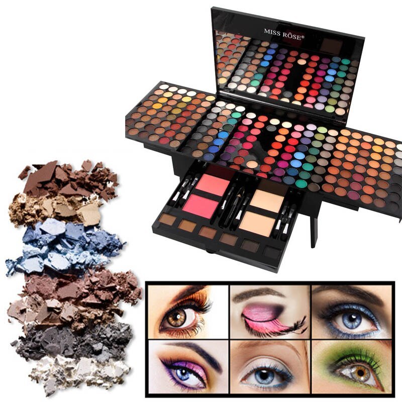 180 Colors Eyes Shadow Blush Set Personalized Piano-shaped Makeup Palette Box.