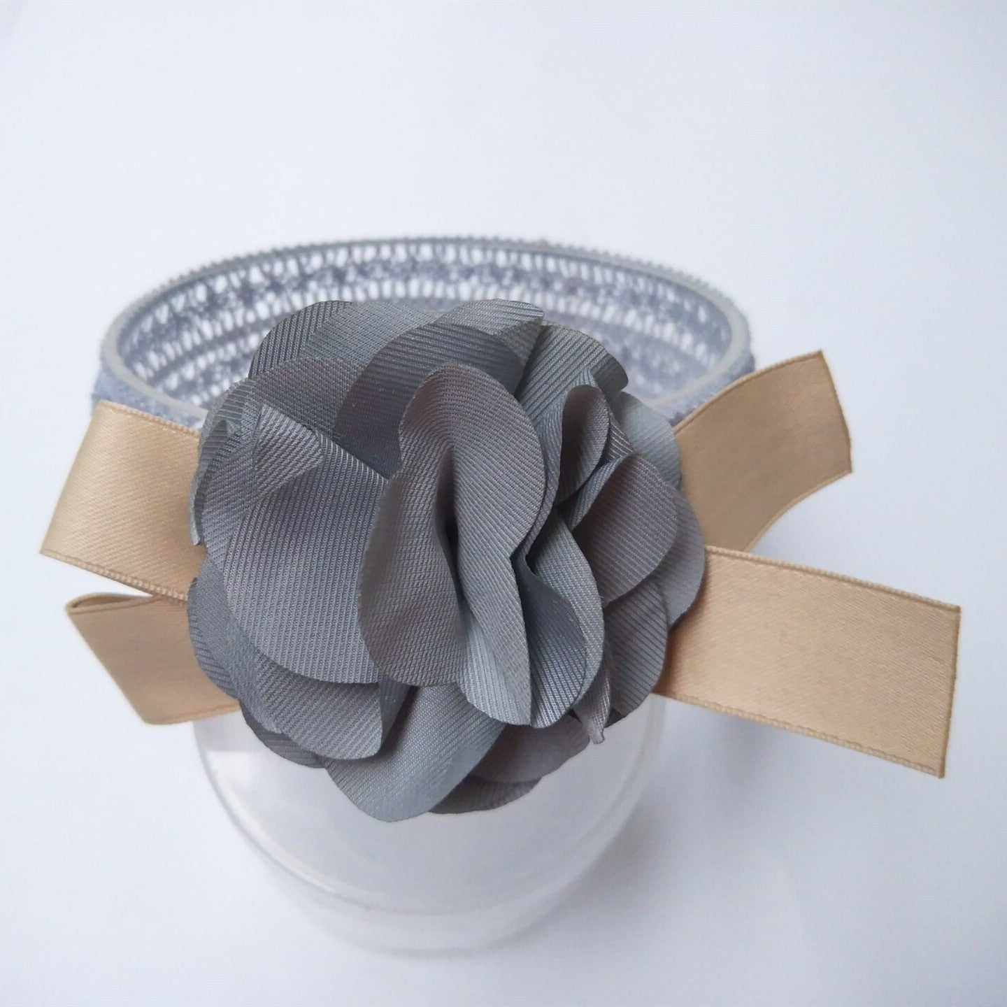 Baby lace headband.