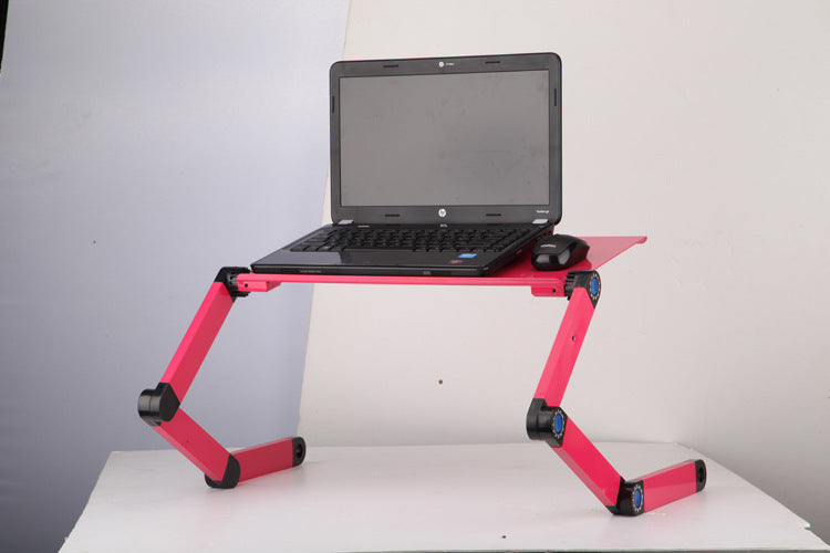 Laptop Table Stand With Adjustable Folding Ergonomic Design Stand Notebook Desk For Ultrabook Netbook Or Tablet With Mouse Pad.