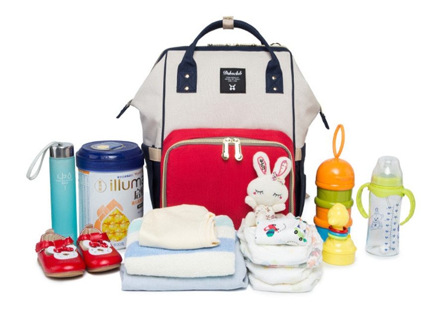 Mummy bag multi-function large capacity maternal and child package pregnant women bag mother backpack.