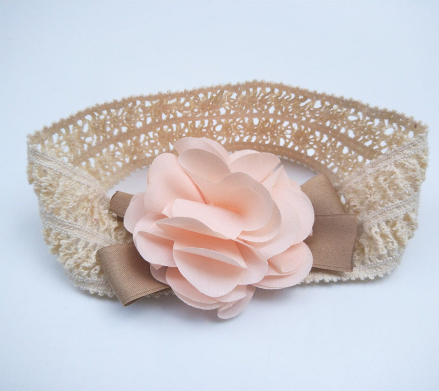 Baby lace headband.