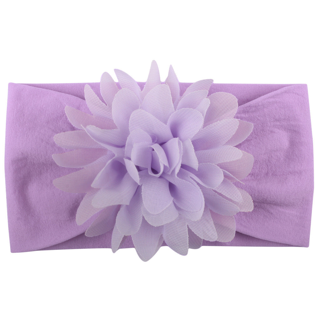 Creative Chiffon Flower Headband Baby Hair Accessories Cute Princess Headband.