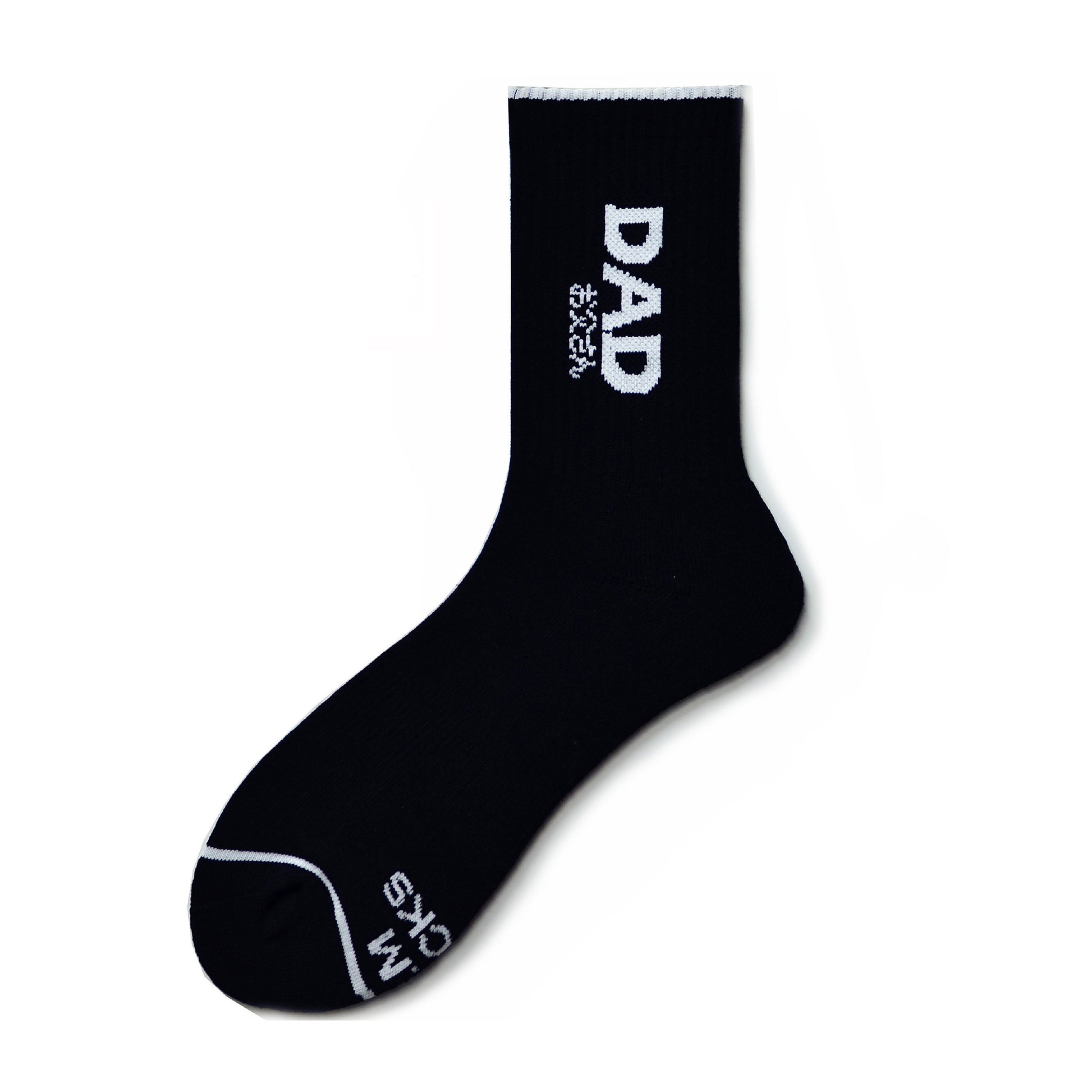 DAD letter personalized socks.