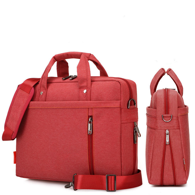Waterproof Oxford cloth laptop bag.