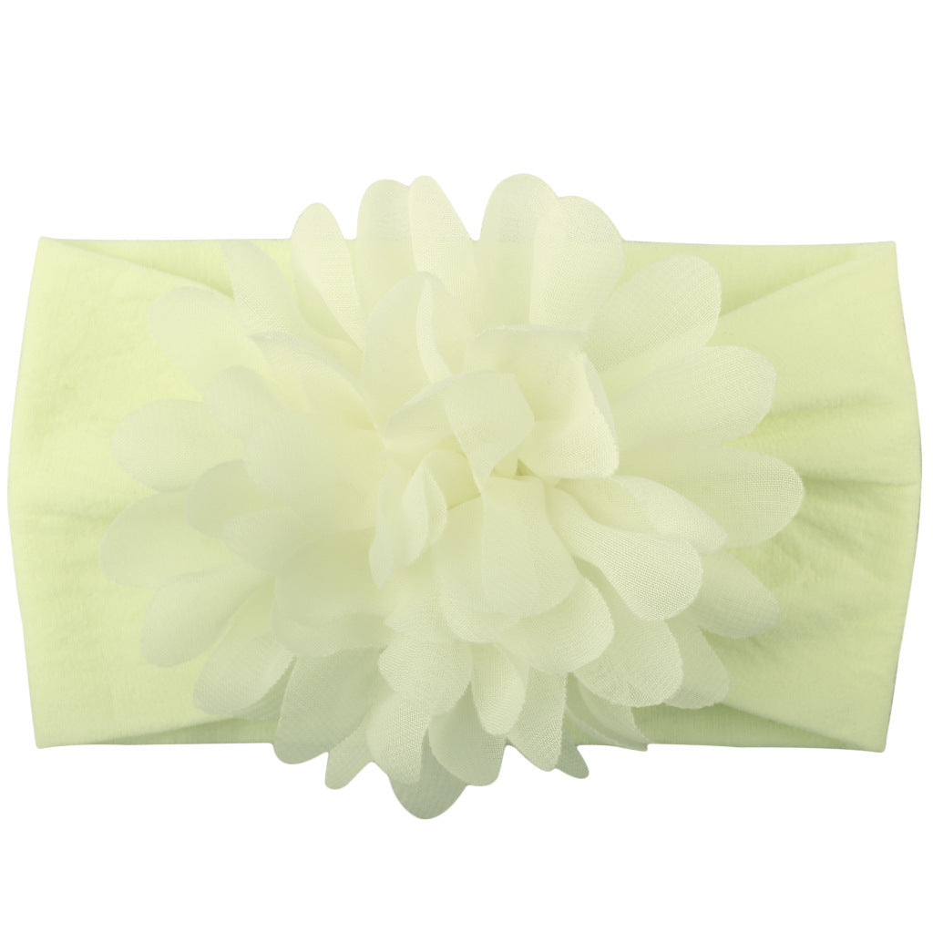 Creative Chiffon Flower Headband Baby Hair Accessories Cute Princess Headband.