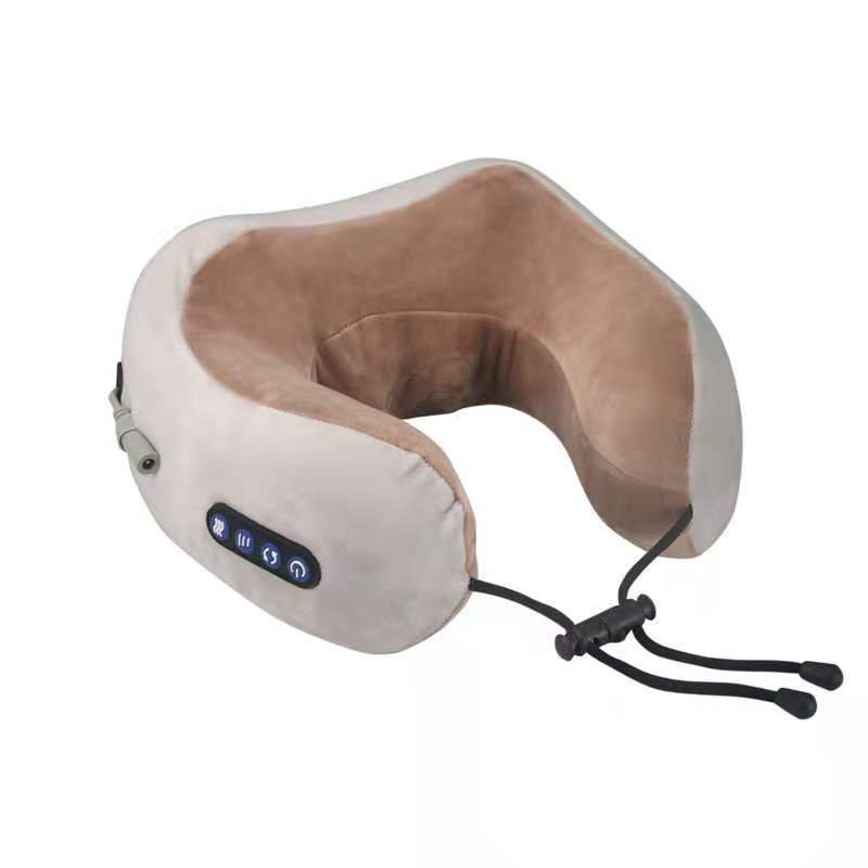 U Shaped Massage Pillow Neck Massage Device Electric Neck Massager Apparatus Shoulder Back Cervical Massager For Body Relaxation.