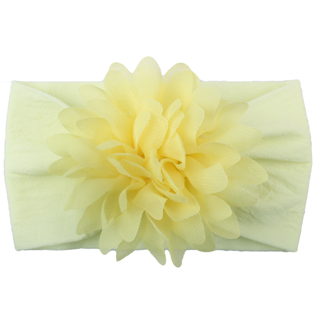 Creative Chiffon Flower Headband Baby Hair Accessories Cute Princess Headband.