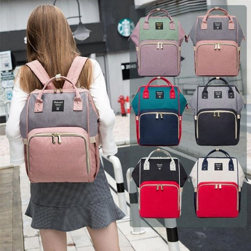 Mummy bag multi-function large capacity maternal and child package pregnant women bag mother backpack.
