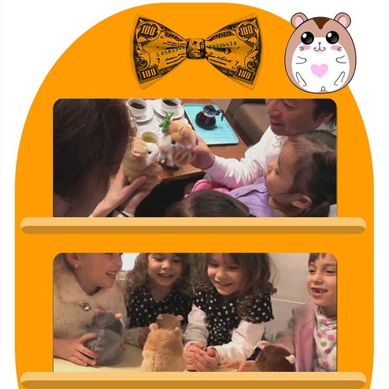 15CM Little Talking Hamster Toy.