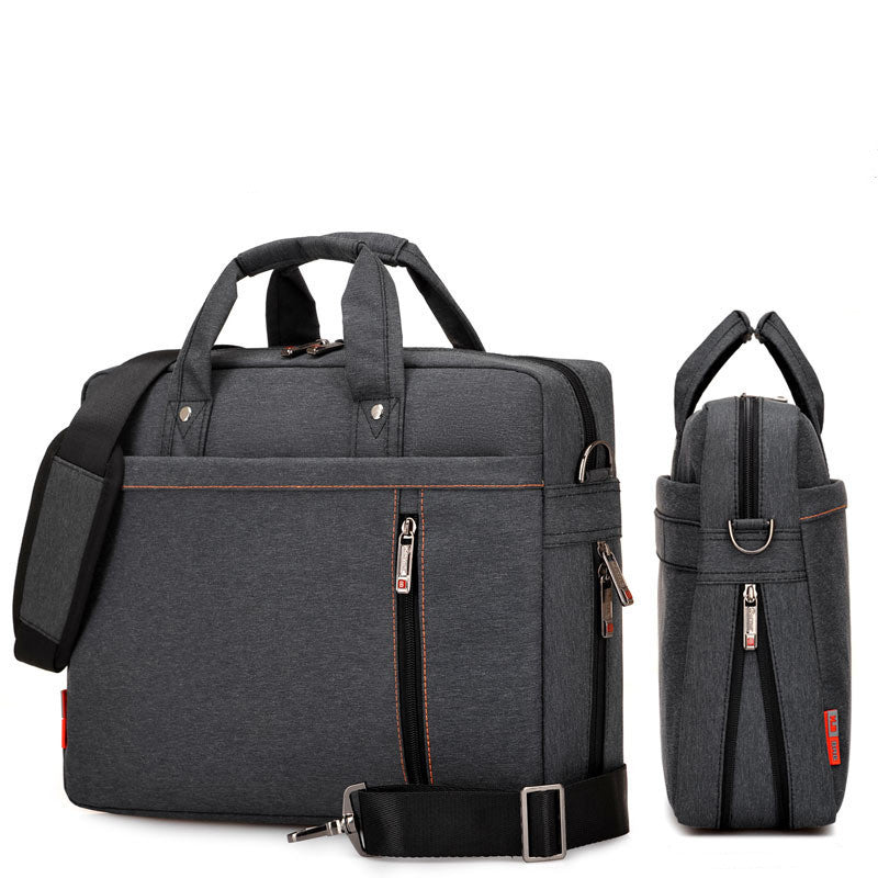 Waterproof Oxford cloth laptop bag.