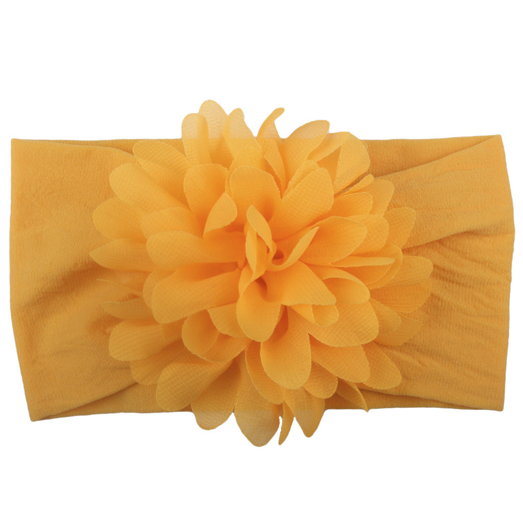 Creative Chiffon Flower Headband Baby Hair Accessories Cute Princess Headband.