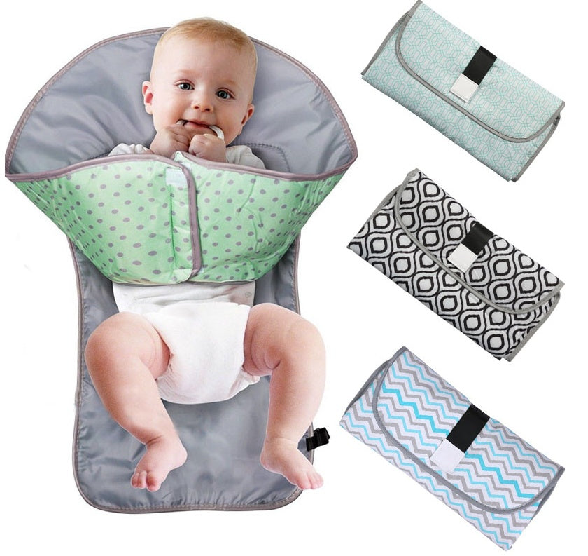Convenient baby changing pad.