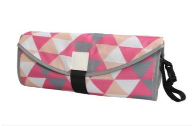 Convenient baby changing pad.