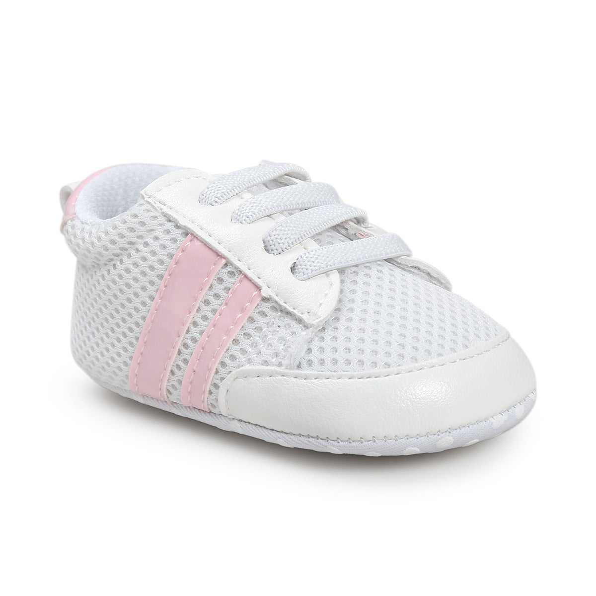 Baby Boy Girl Moccasins Shoes Infant PU Leather Non-slip Soft Newborn Sneakers.