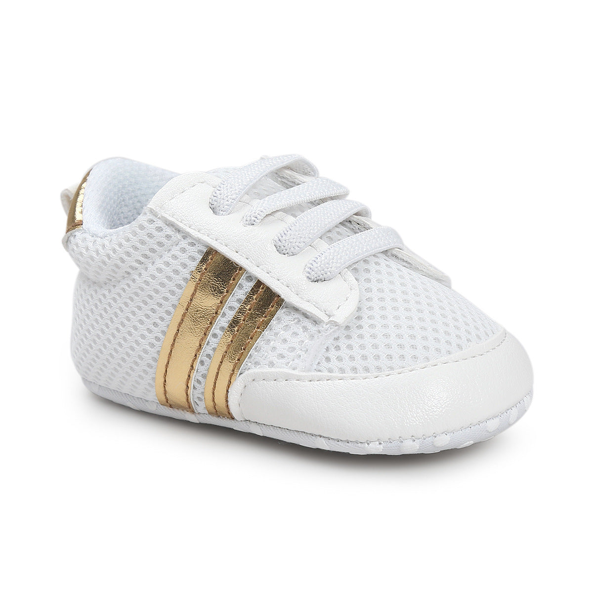 Baby Boy Girl Moccasins Shoes Infant PU Leather Non-slip Soft Newborn Sneakers.