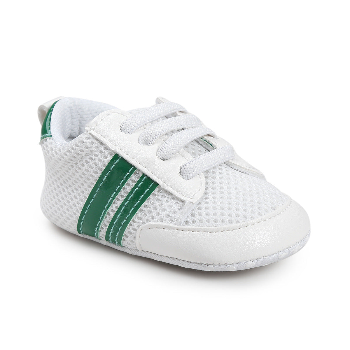 Baby Boy Girl Moccasins Shoes Infant PU Leather Non-slip Soft Newborn Sneakers.