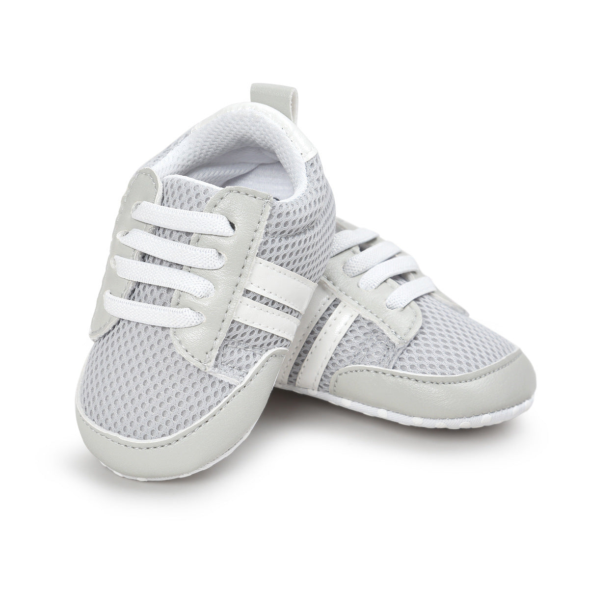Baby Boy Girl Moccasins Shoes Infant PU Leather Non-slip Soft Newborn Sneakers.