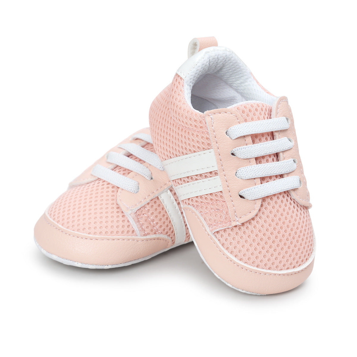 Baby Boy Girl Moccasins Shoes Infant PU Leather Non-slip Soft Newborn Sneakers.