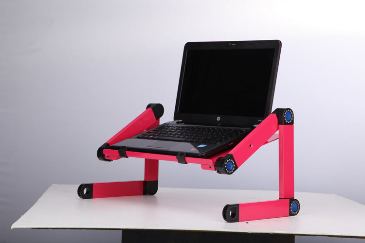 Laptop Table Stand With Adjustable Folding Ergonomic Design Stand Notebook Desk For Ultrabook Netbook Or Tablet With Mouse Pad.