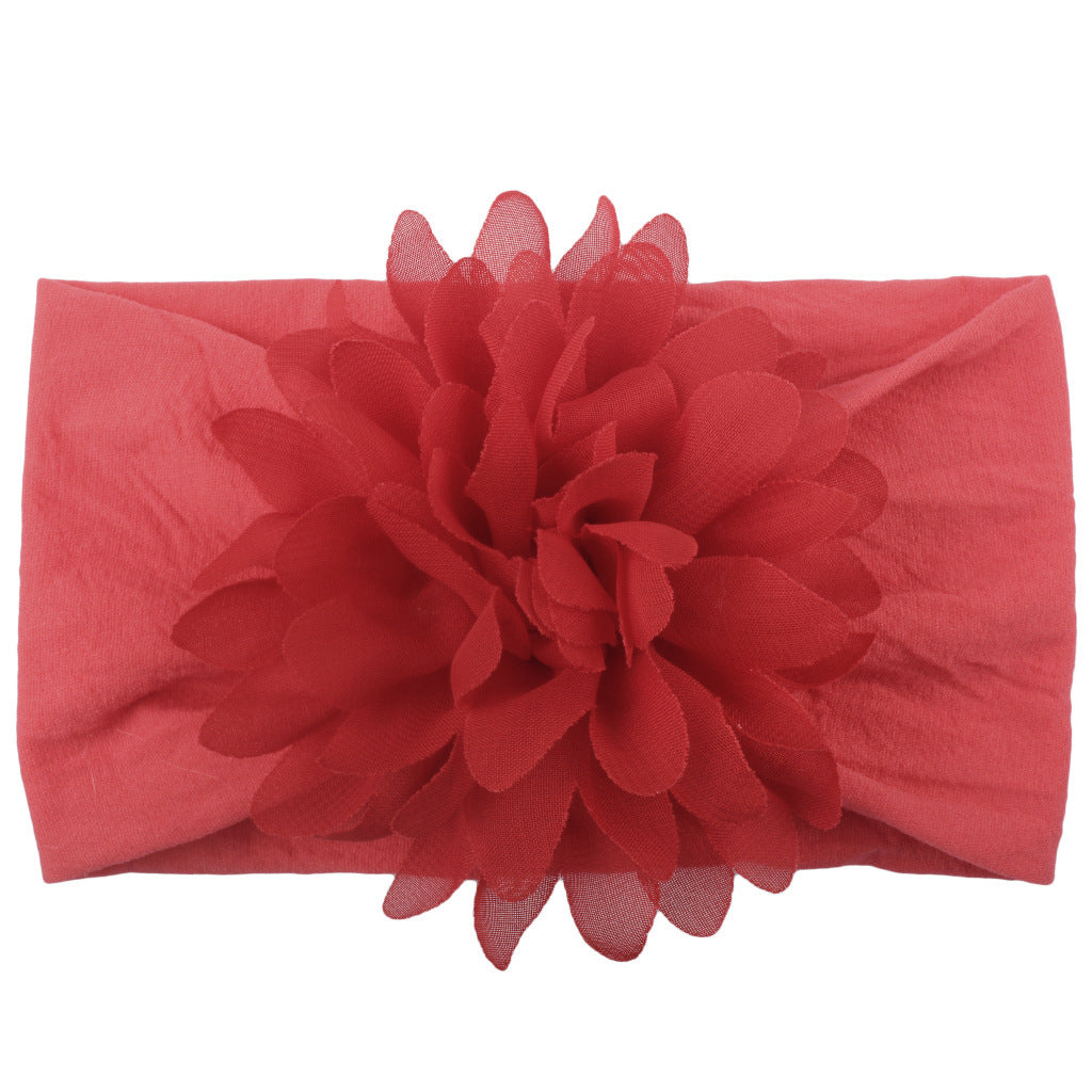 Creative Chiffon Flower Headband Baby Hair Accessories Cute Princess Headband.