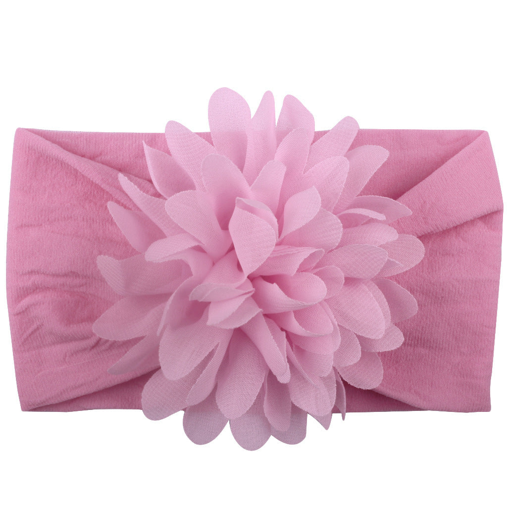 Creative Chiffon Flower Headband Baby Hair Accessories Cute Princess Headband.
