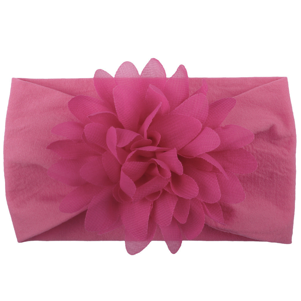Creative Chiffon Flower Headband Baby Hair Accessories Cute Princess Headband.