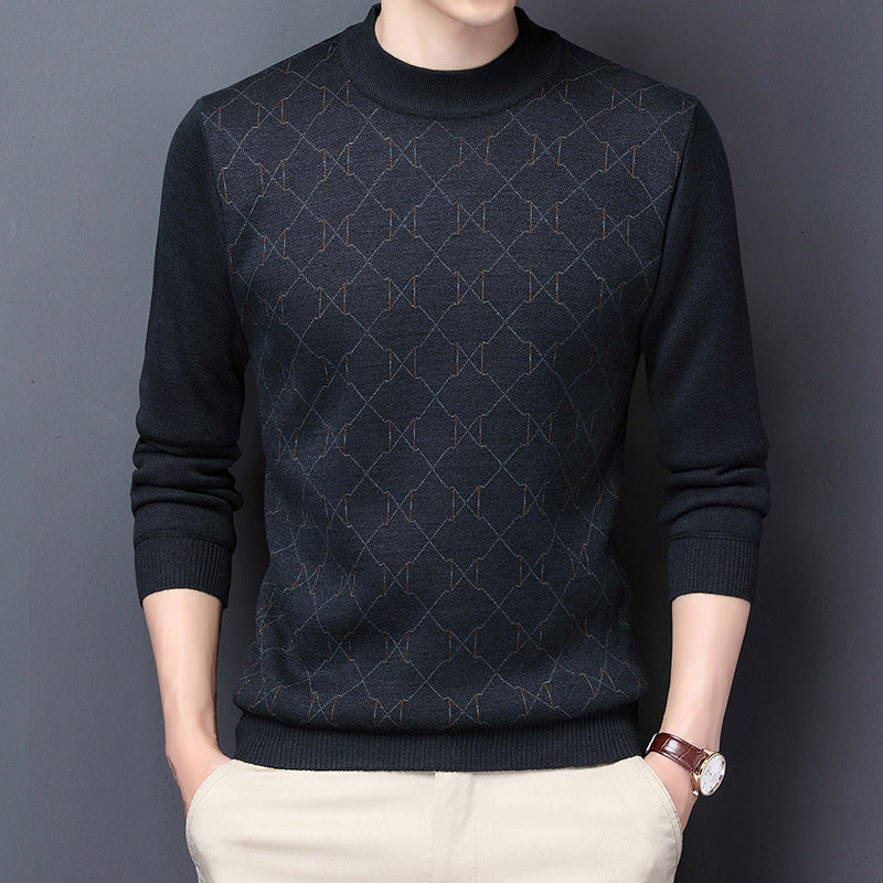 Dad Long Sleeve T-shirt Autumn Winter Clothing Middle-aged Men.
