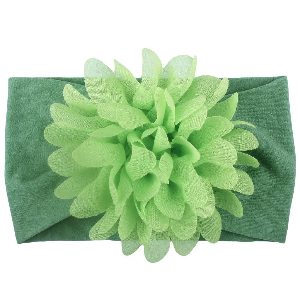 Creative Chiffon Flower Headband Baby Hair Accessories Cute Princess Headband.