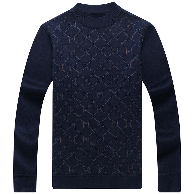 Dad Long Sleeve T-shirt Autumn Winter Clothing Middle-aged Men.