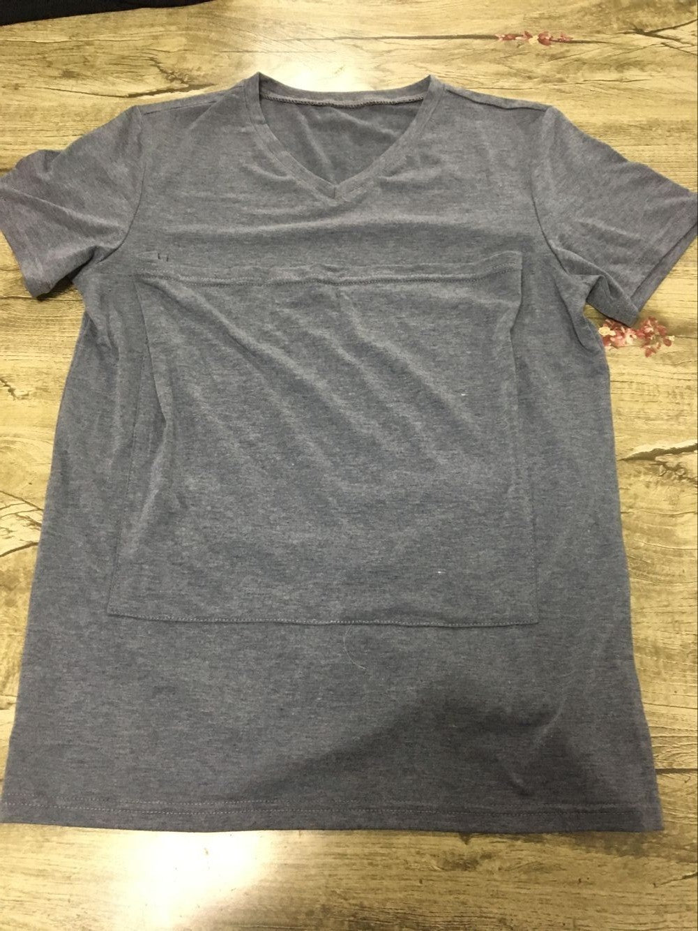 Kangaroo Dad Multifunctional Clothes Round Neck Casual T-Shirt Men's.