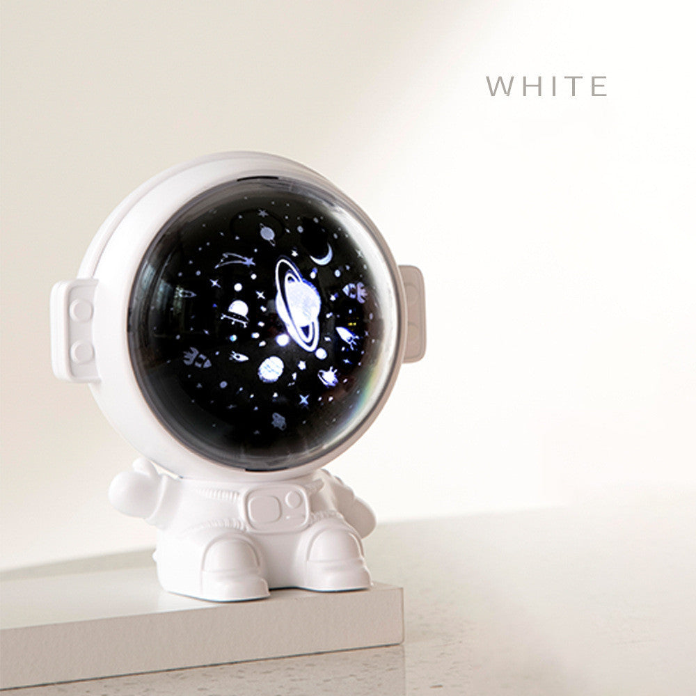 Galaxy Star Projector Starry Sky Night Light Astronaut Lamp Room Decr Gift Child Kids Baby Christmas Spaceman Projection.