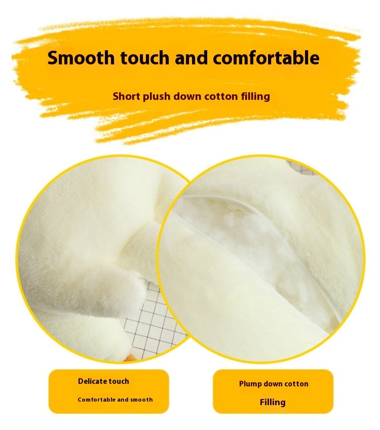Cute Big White Geese Pillow Plush Toy.