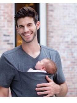 Kangaroo Dad Multifunctional Clothes Round Neck Casual T-Shirt Men's.