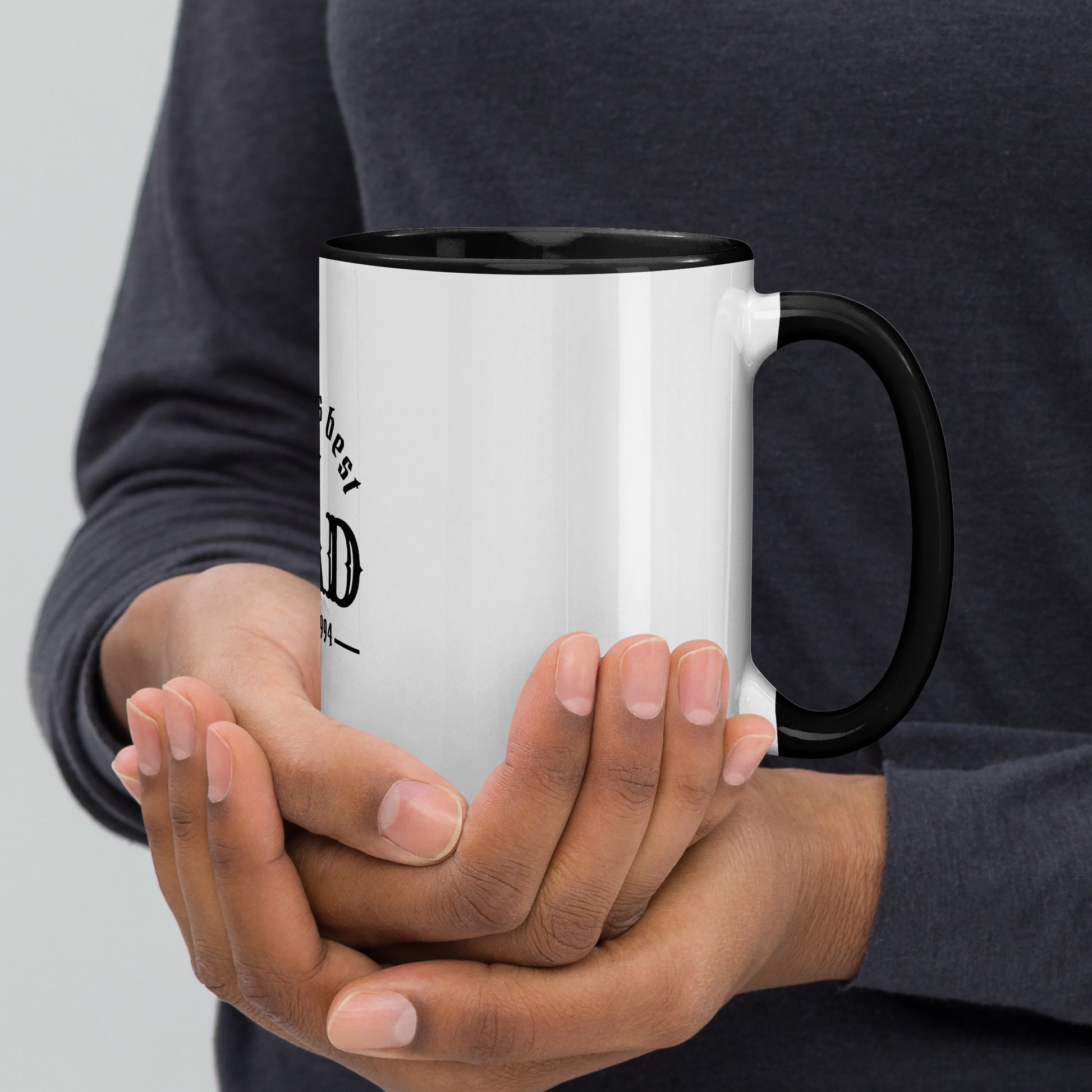 Mug with Color Inside for Morning Coffee or Tea.