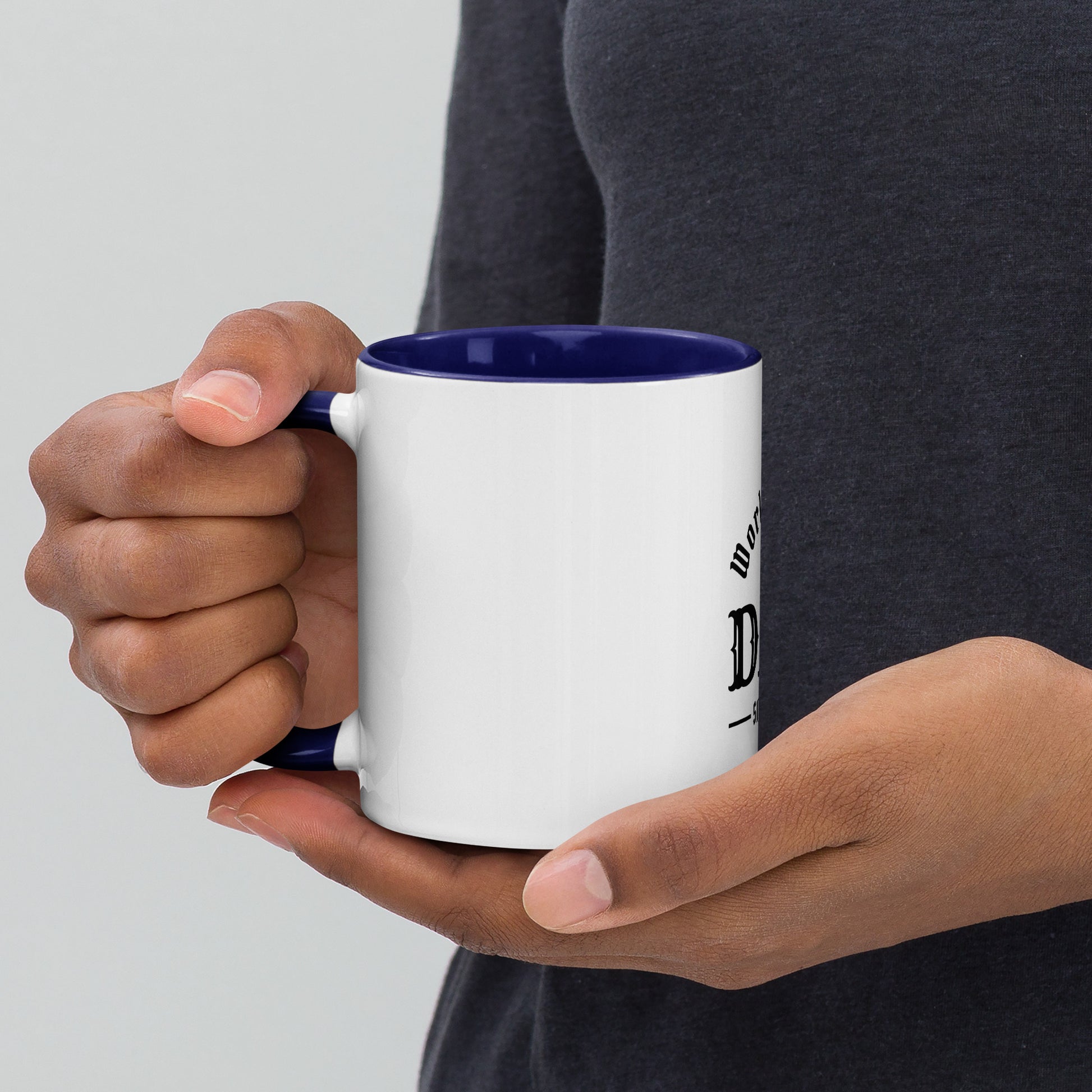 Mug with Color Inside for Morning Coffee or Tea.