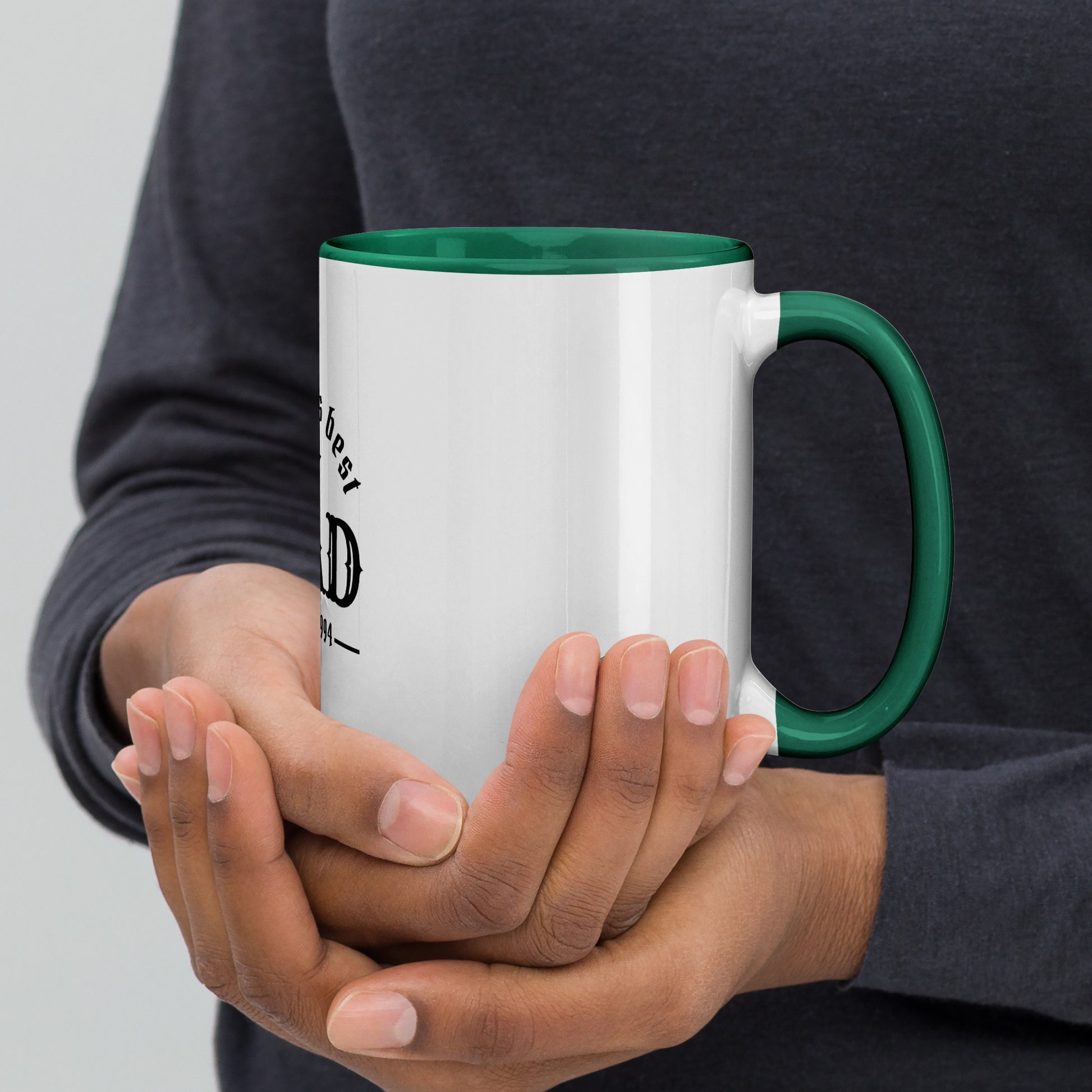 Mug with Color Inside for Morning Coffee or Tea.