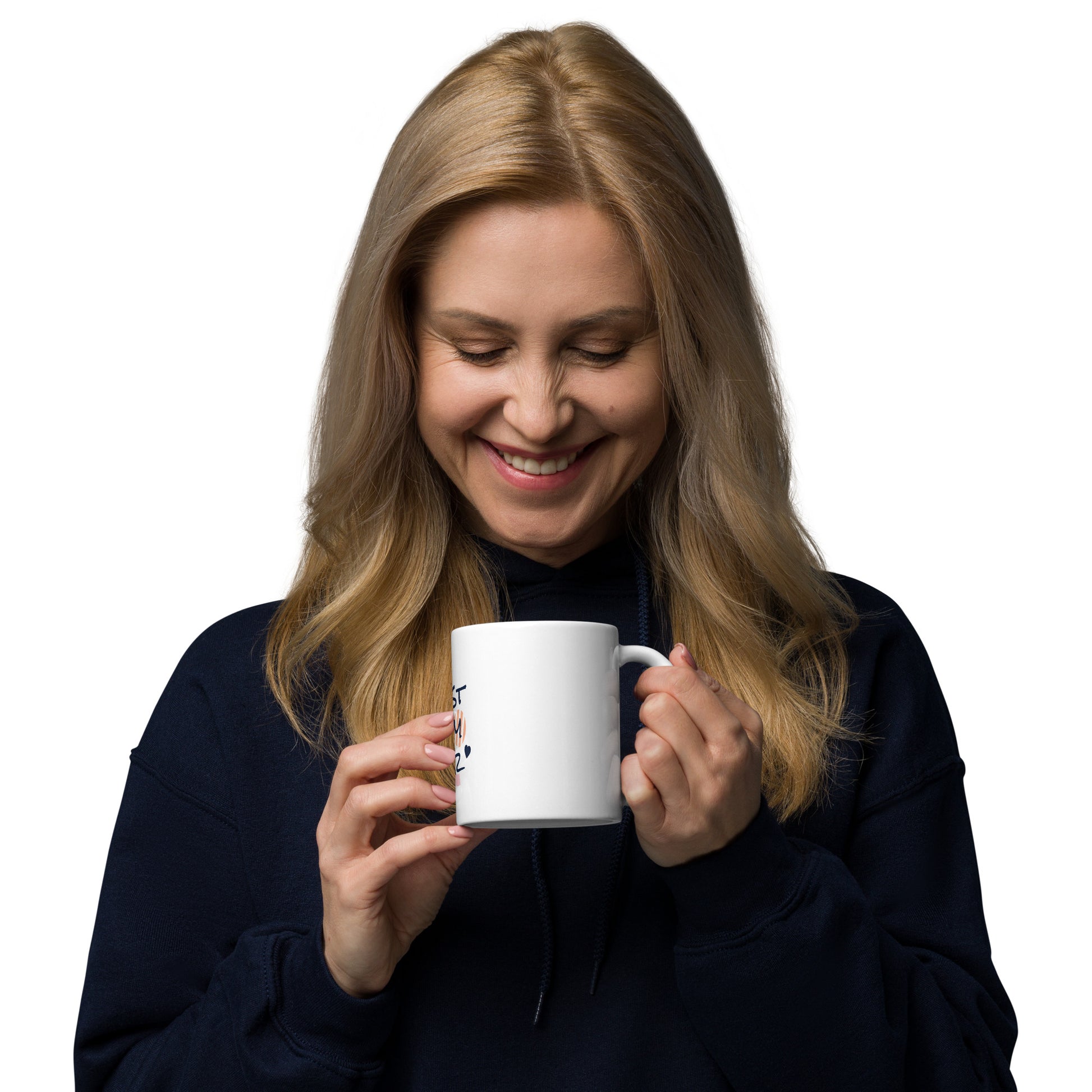White Glossy Mug for Morning Coffee or Evening Tea.