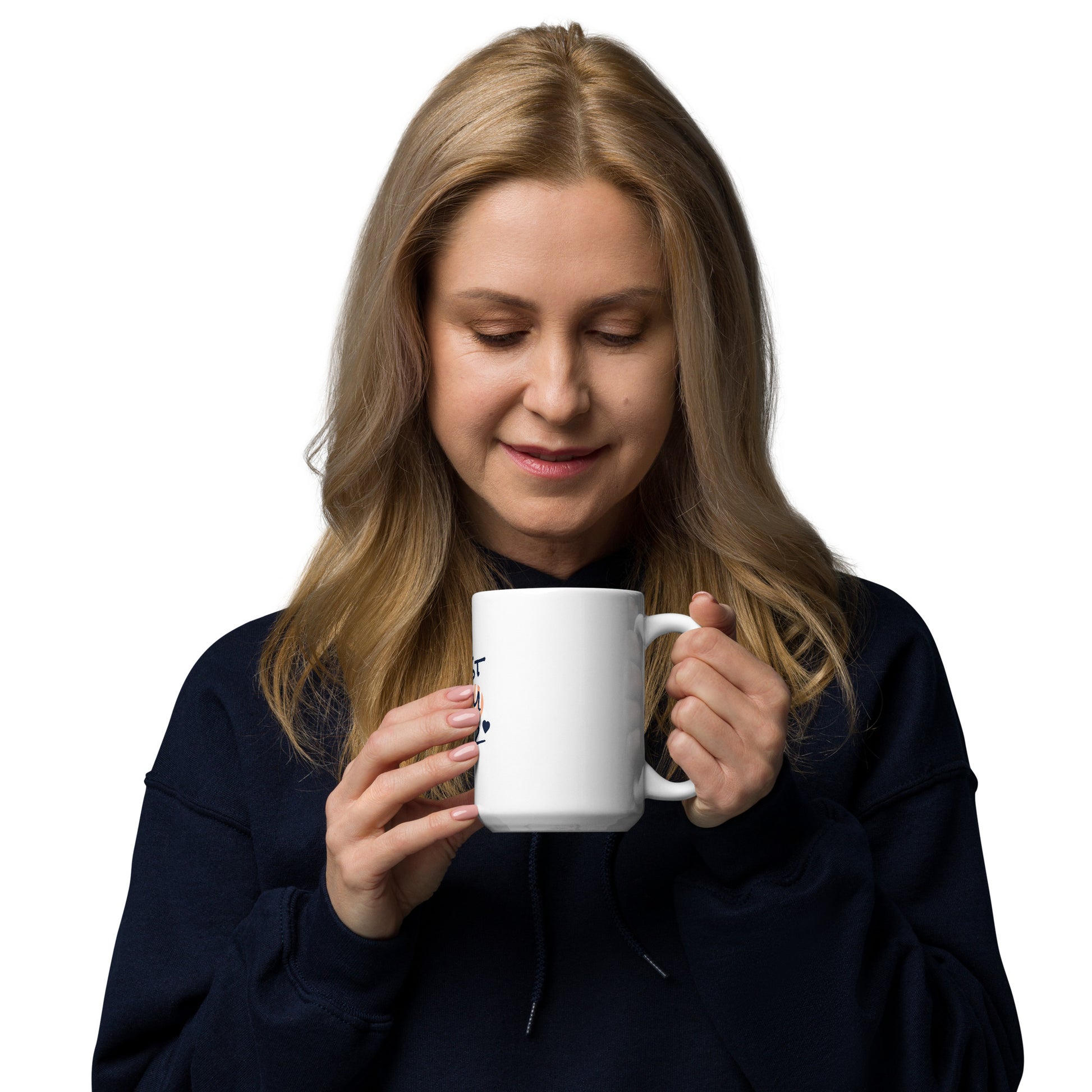 White Glossy Mug for Morning Coffee or Evening Tea.