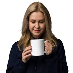 White Glossy Mug for Morning Coffee or Evening Tea.